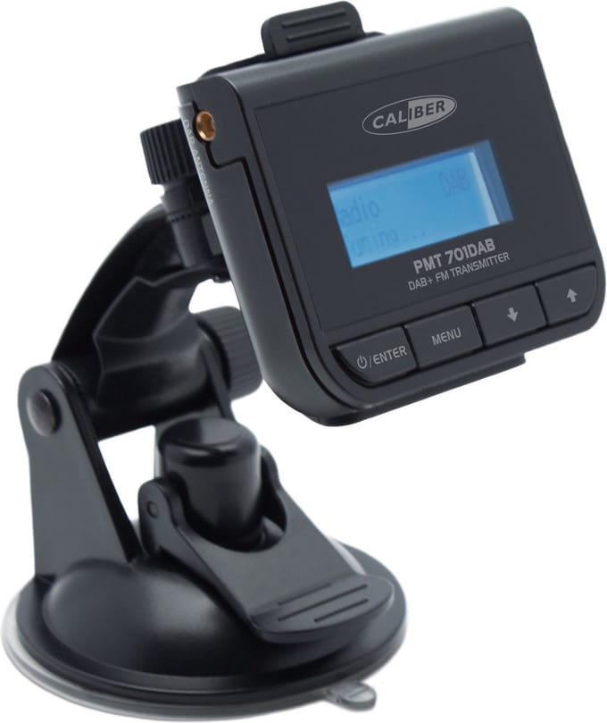 Caliber DAB adapter autoradio - DAB+ Ontvanger - Via AUX of FM - Transmitter (PMT701DAB-1)
