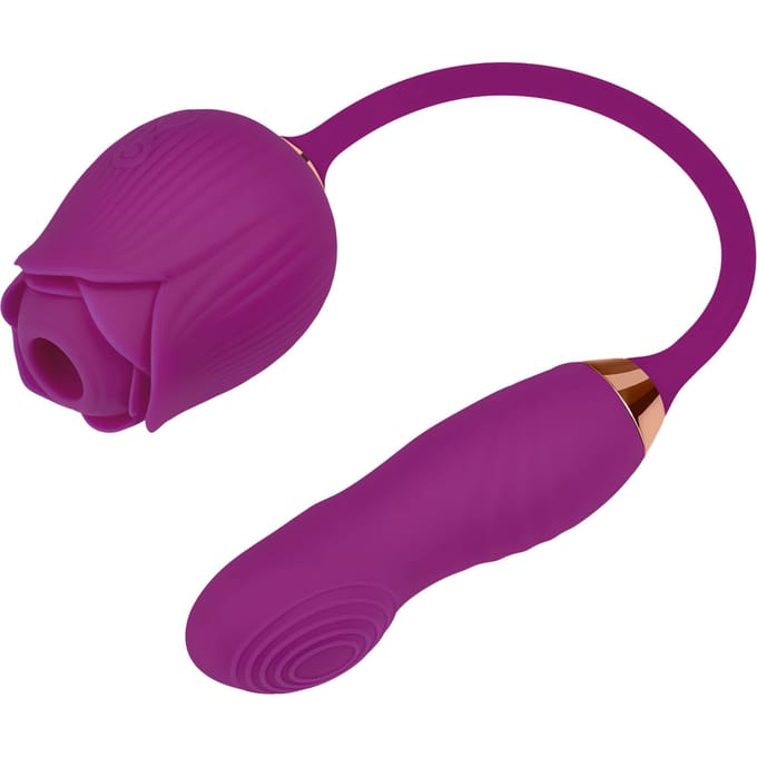 2-in-1 vibrator 'Rosegasm', 36,8 cm
