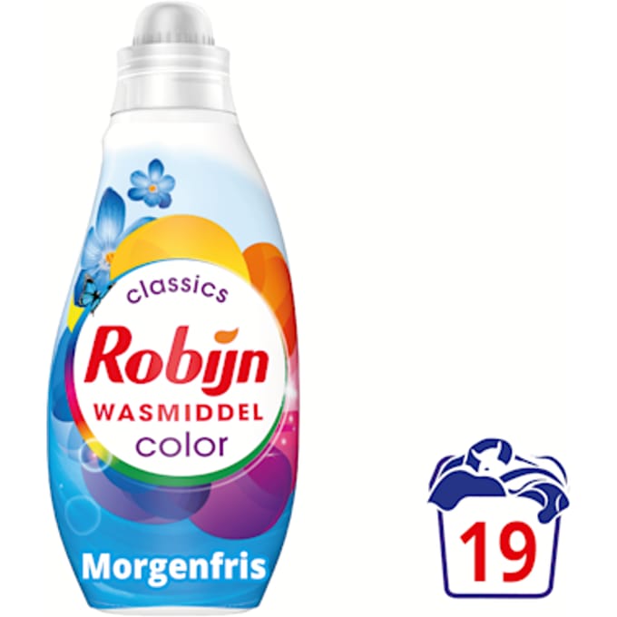 Robijn Klein & Krachtig Classics Color Morgenfris Vloeibaar Wasmiddel 19 wasbeurten