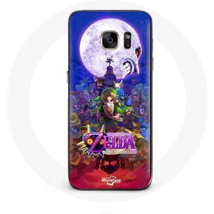 Coque pour Samsung Galaxy S7 Edge La légende du Masque de Majora Zelda Jeux Vidéo