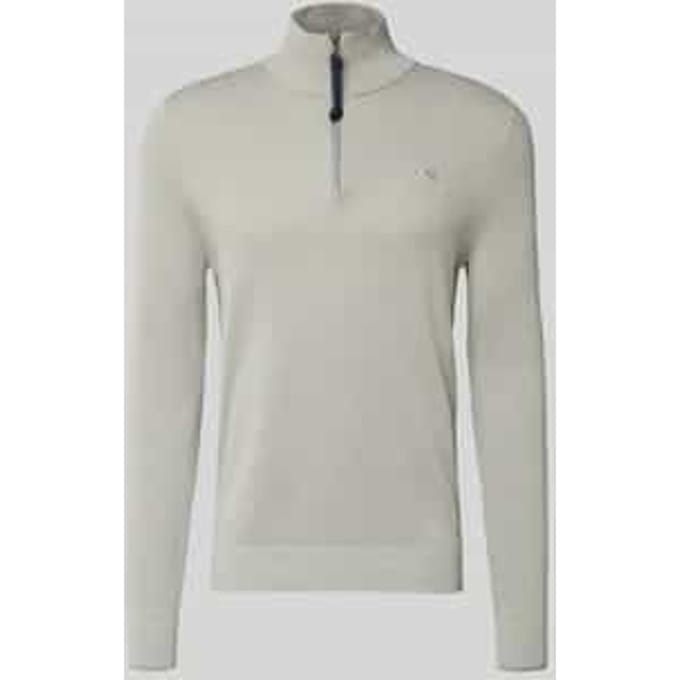 Gebreide pullover met schipperskraag