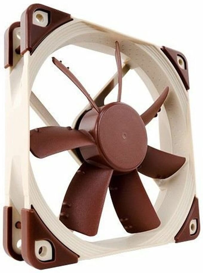 Noctua NF-S12A PWM - Case ventilator - 120mm - Brown - 17 dBA