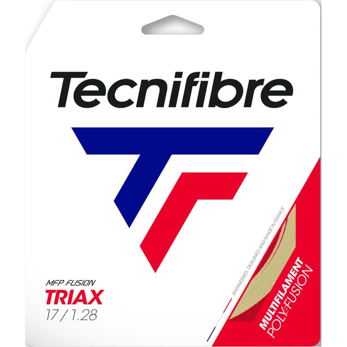 Tecnifibre Triax Multifilament Tennis String - 12m - 1.28mm Natuurlijk