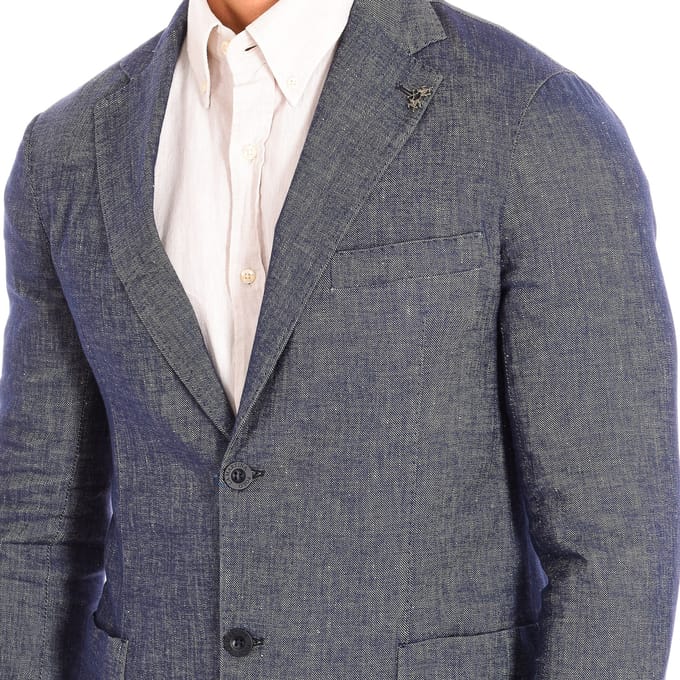Blazer met lange mouwen en normale pasvorm PMJA04-TW338 man