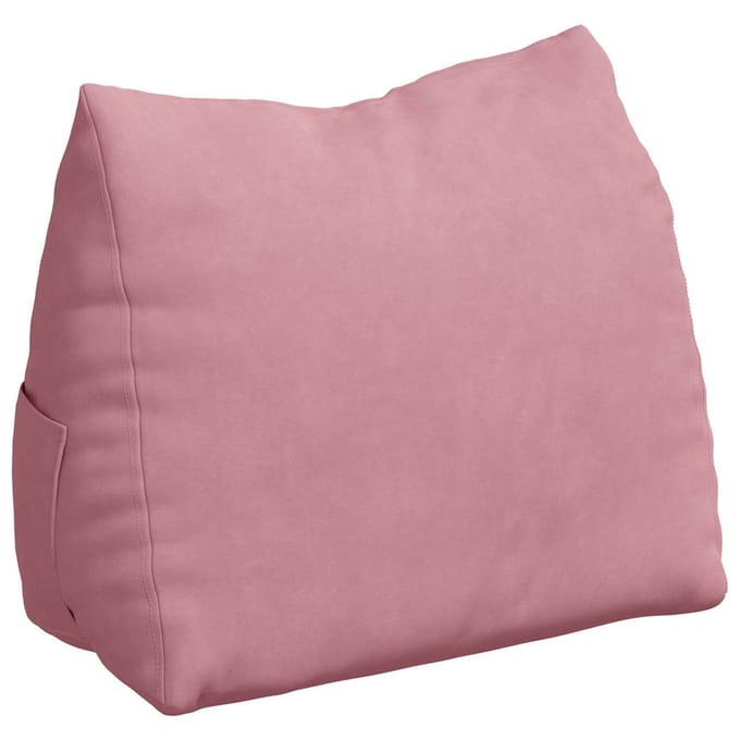 vidaXL - Rugkussen - Roze - 45 - x - 35 - x - 20 - cm - Corduroy - stof