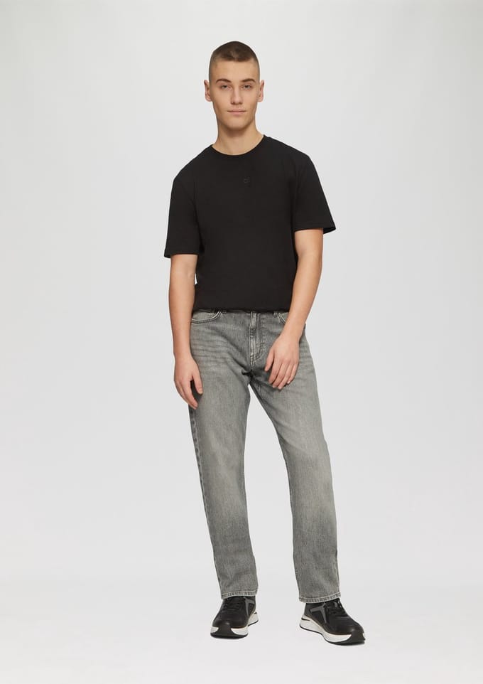 Regular Fit Midden Hoge Taille Jeans QS