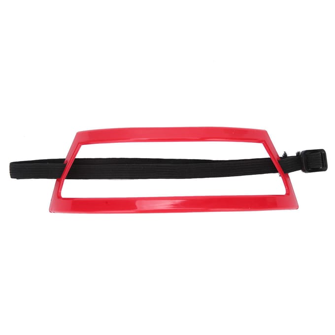 Mannen Neklijn Scheersjabloon Nek Haar Trimmen Styling Rood Haarlijn Vormgevingsgids Gereedschap black