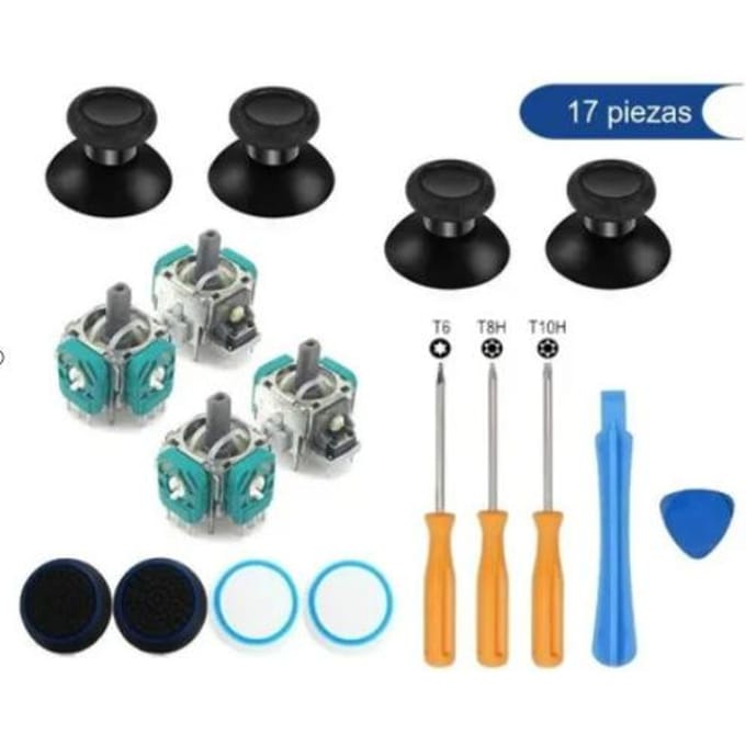 XBOX ONE controller 3D joystick joystick afstandsbediening paddestoelkop kap PS4 PS5 afstandsbediening black