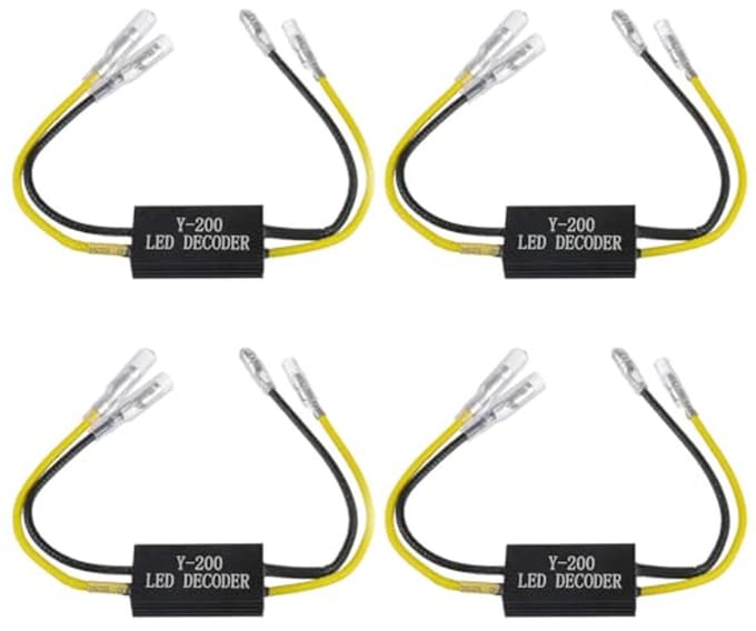 Decoder LED-Display voor Motorfietsen - 12V Belastingsweerstand en Adapter voor Knipperlichten