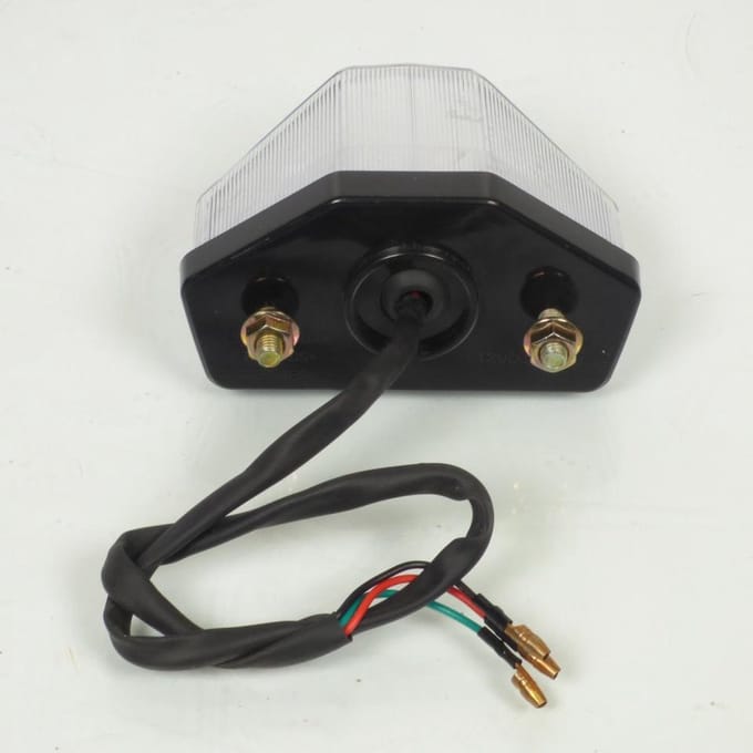 Achterlicht P2R voor Motor Rieju 50 MRT 2009 tot 2021 12V met LED lampglas transparant Nieuw