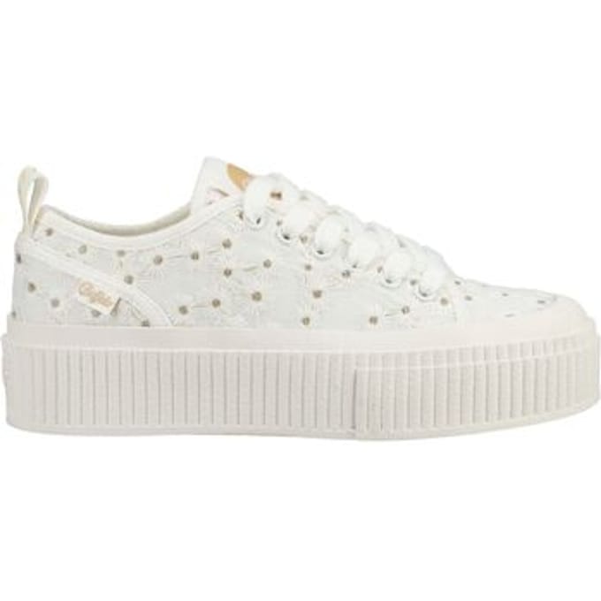 Sneakers met stitchings model 'MADISON LOW BLOOM'