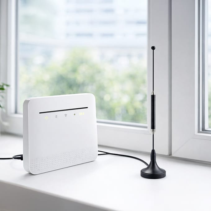 Qoltec 4G LTE-antenne met magnetische basis |   5dBi |   omni-directioneel |   intern |   600-2700 MHz |   SMA |   3m