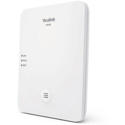 Yealink W80B DECT/VoIP basisstation Aantal systeemtelefoons: 100