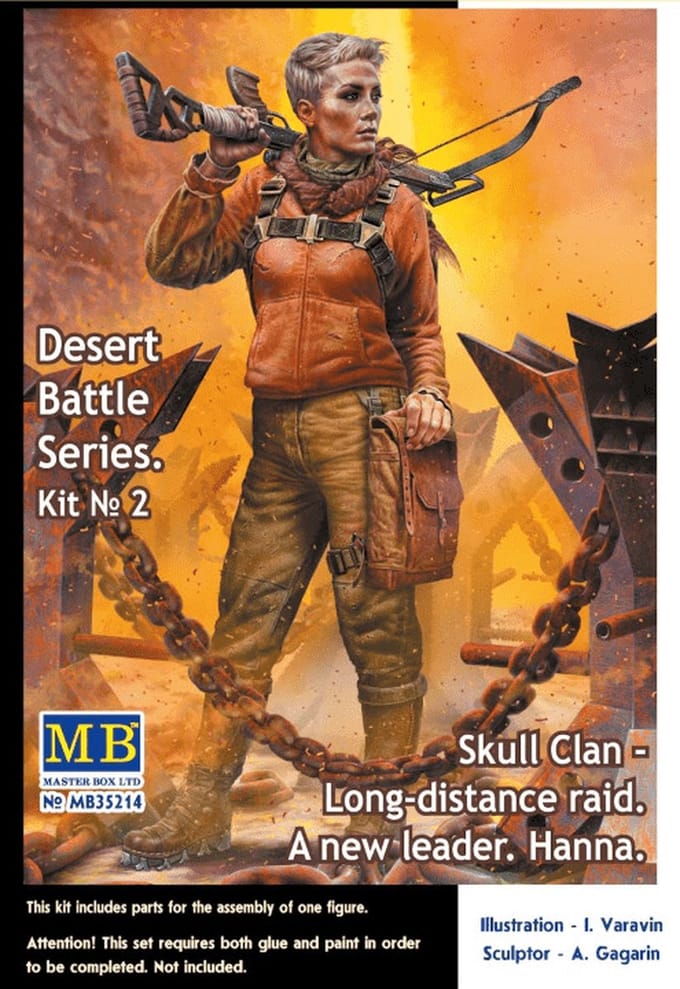 Master Box Modelbouwpakket Militaire voertuigen - 35214 Skull Clan - Long Raid - A new Leader Hanna Plastic - 1:35 - Modelbouw