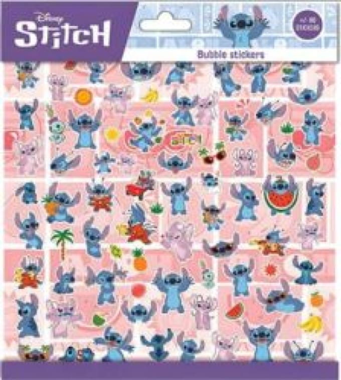 Stitch 3D Stickers - Foam stickers - Bubble Stickers - Knutselen