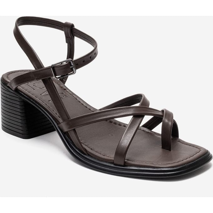 Lavish Leren Blokhak Sandaal (Dames)