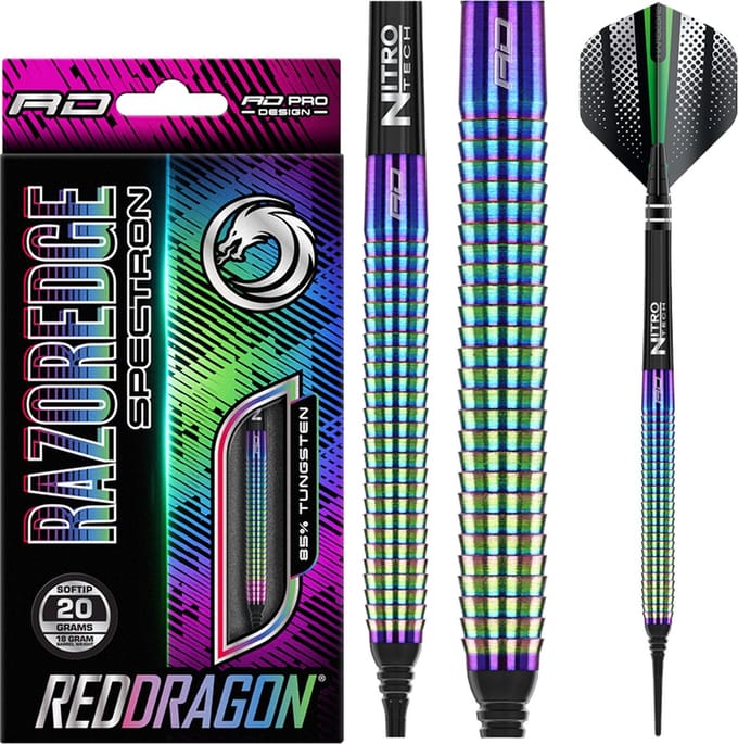 Red Dragon Razor Edge Spectron 85% - Soft Tip Darts