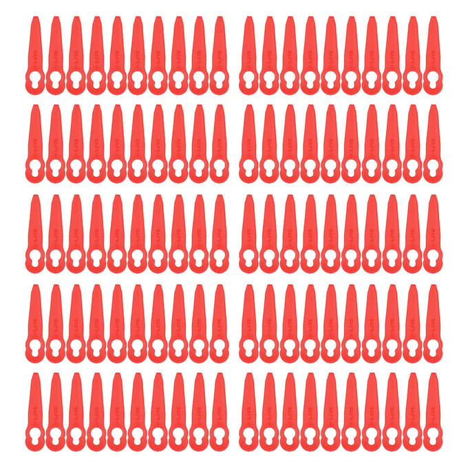 100 stuks Grastrimmer Plastic Mes Takken Snijden Vervanging Gazonmaaier Accessoires