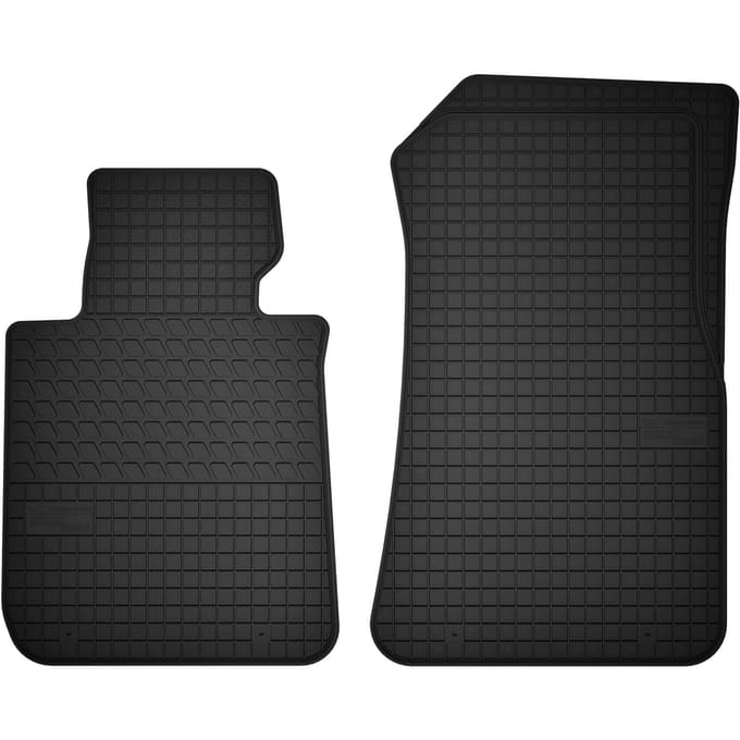 Wielganizator SolidTread Serie - Rubberen Autovloermatten - BMW 1 E81, E87 - Zwart - Perfecte Pasvorm