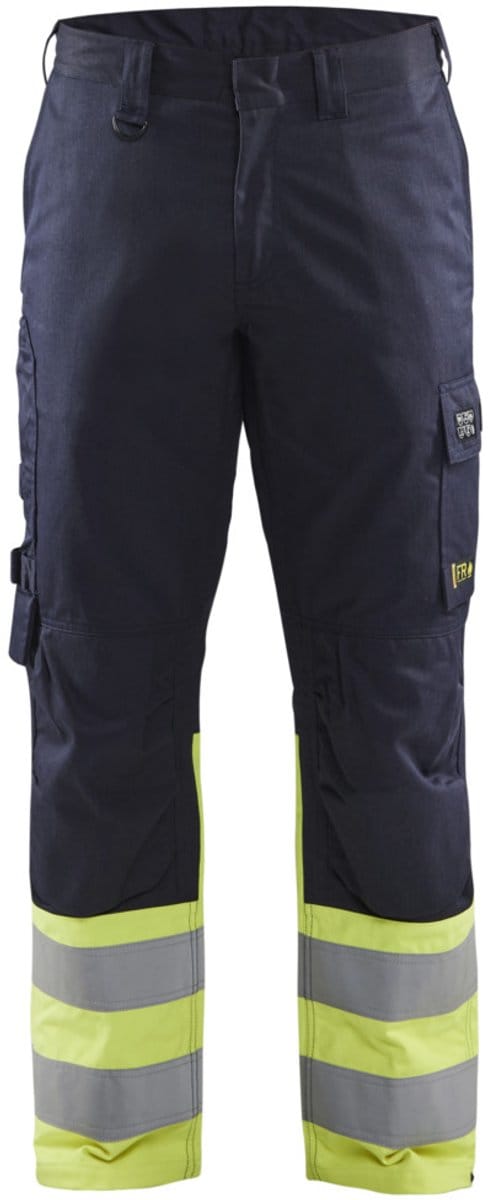 Blaklader 1705-1519 Werkbroek Inherent Steel - Marine/High Vis Geel - C156
