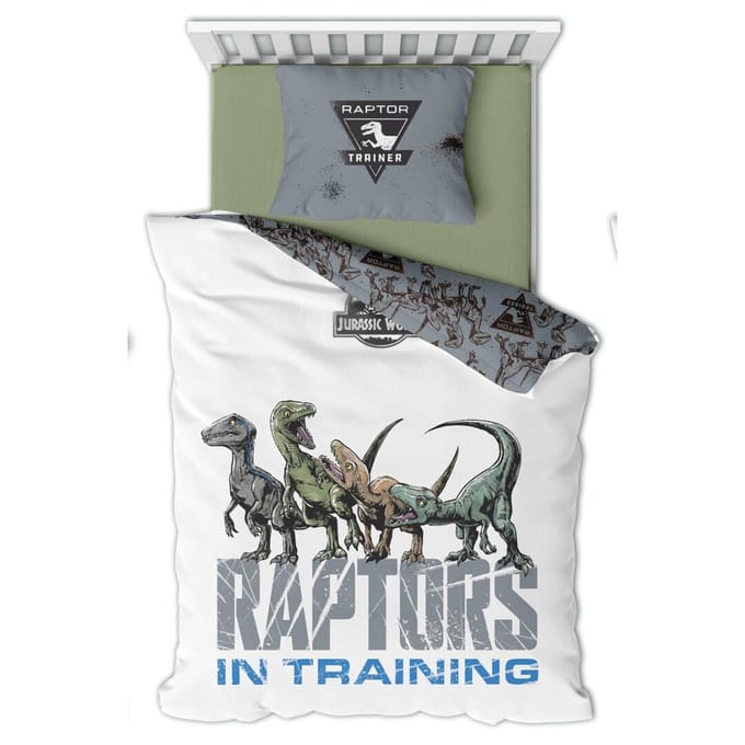 Jurassic World dekbedovertrek Raptors in Training 140 x 200 cm