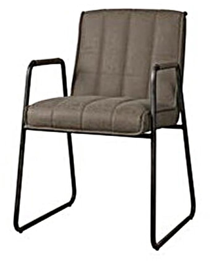 Tower Living Santo Armstoel - fabric Miami 002 grey