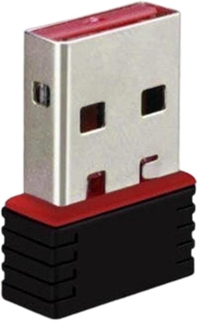 Wifi Dongle - Draadloze Adapter - Internet Verbinding - 150 Mbps Snelheid - Mini USB - Zwart