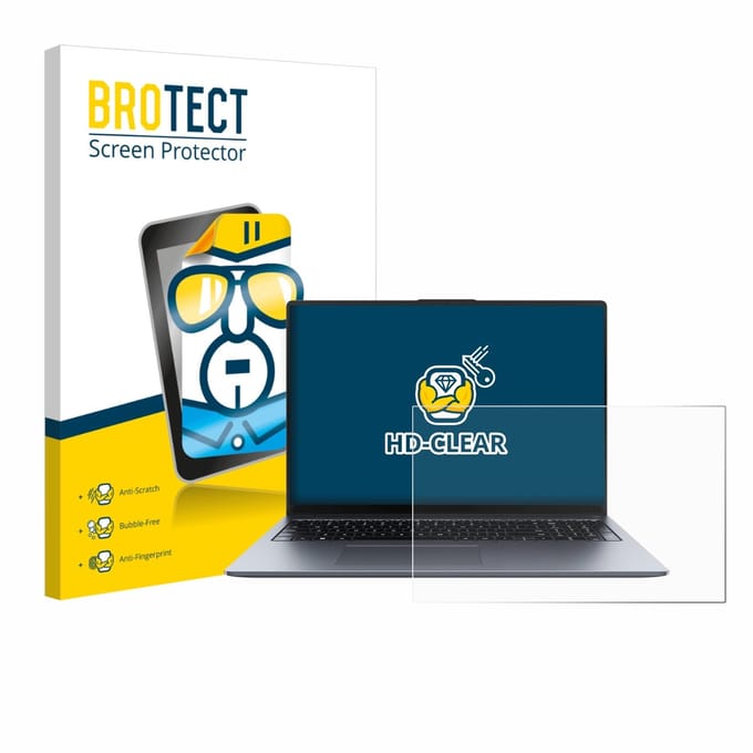 BROTECT - Screenprotector voor Huawei MateBook D 16 2024 - Folie Beschermfolie transparant