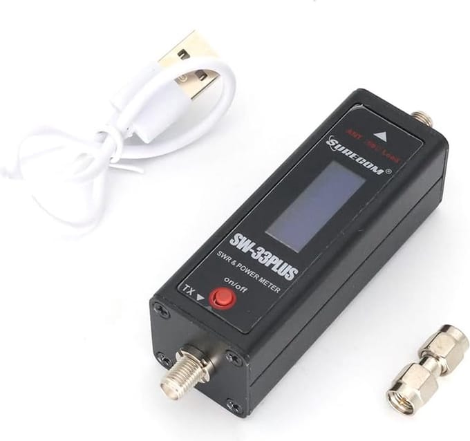 Dual Band VHF/UHF Mini Power en SWR Meter 125-525MHz