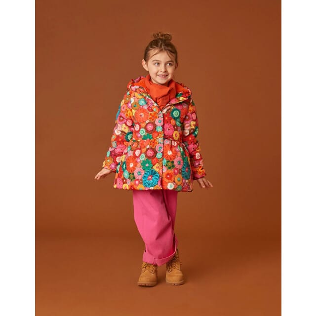 Oilily Crochet Jas- maat116/6yr Oranje
