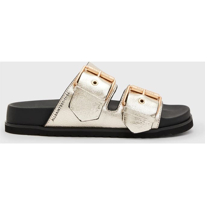 AllSaints Sian Sandal Metallic Gold Größe: 37 | Sandalen Outlet | Damen | Gelb