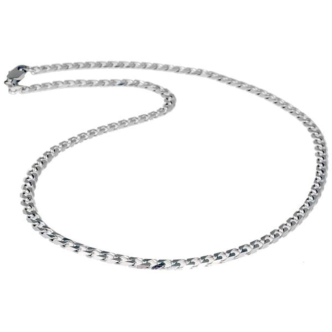 Stalen heren ketting LGT JWLS Gourmet schakel 5mm - 55cm