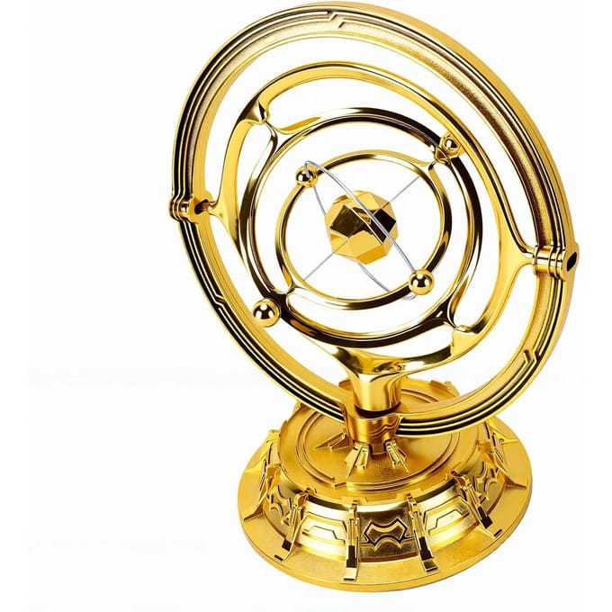 Hemelse Baan Eeuwigdurende Beweging Slinger Eeuwigdurende Bewegingsmachine Bureau Decoratie voor Huis Kantoor yellow
