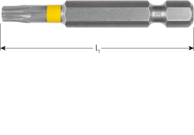Rotec 1/4 insertbit 2 Torx T10 L= 50 mm VPE 10 stuks