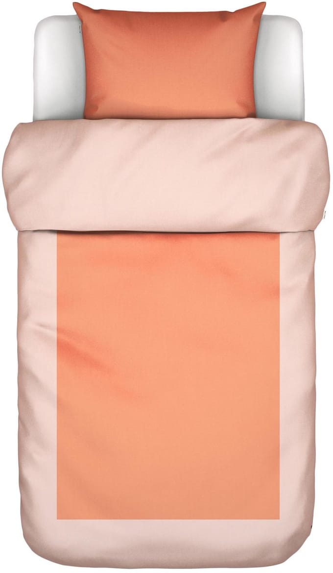 Marc O'Polo Keersten Dekbedovertrek Biologisch Katoenperkal Meloen - Eenpersoons – 140x200/220 cm