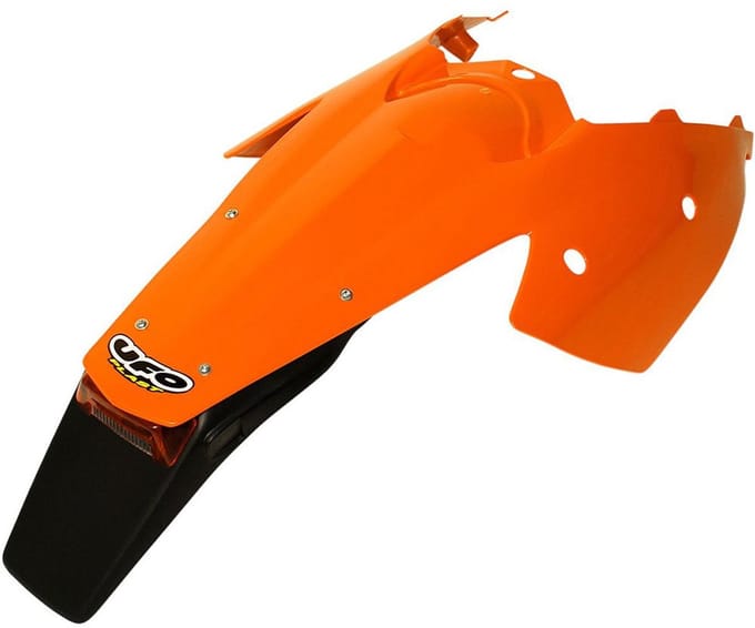 Ufo Garde-boue Arrière Ktm Sx '03-'06, Exc '03-'07 Garde-boue Avec Flancs Et Feu Couleur Orange