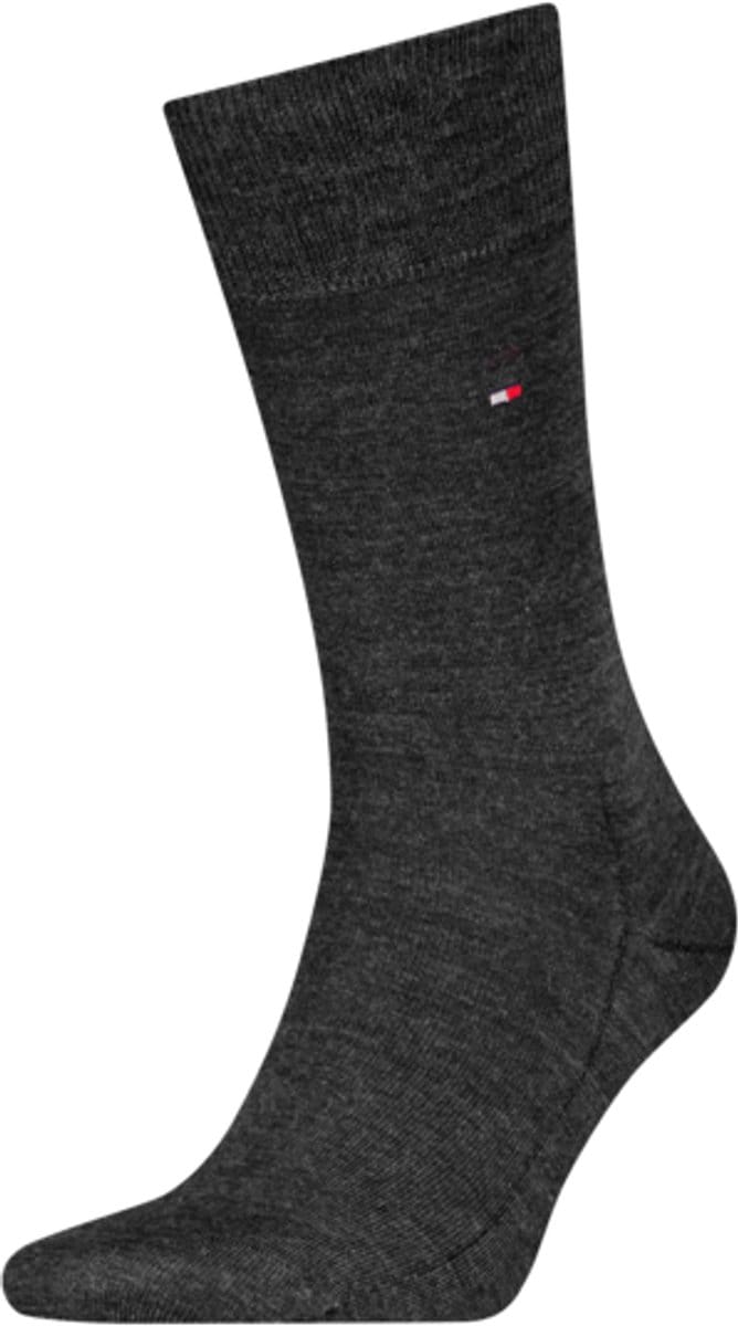 Tommy Hilfiger Herensokken Premium Wool Dark Grey Melange