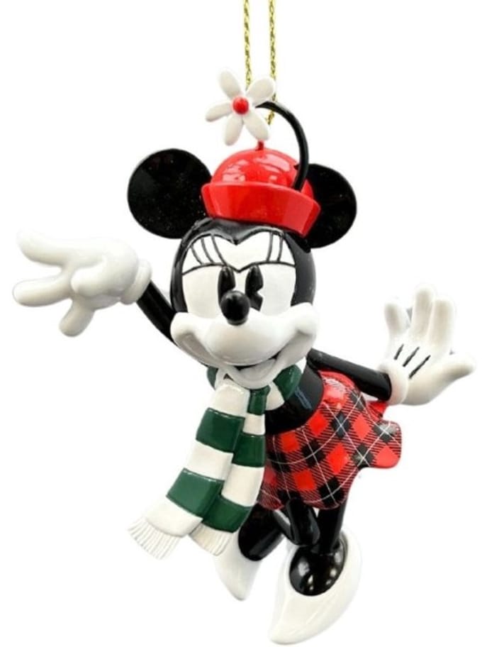 Disney Home Ornament - Minnie Mouse With Scarf