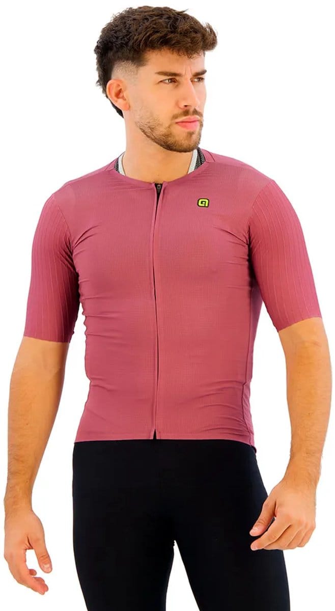 Ale Pr-e Earthy Style Korte Mouw Wielertrui Paars S Man