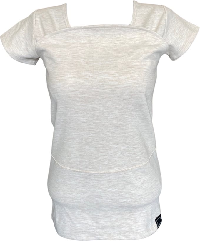 Womboo Buidelshirt - Vrouw - Maat L - Beige