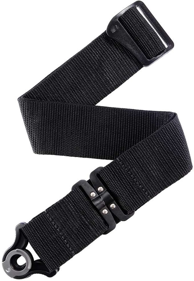 D'Addario PWSALSV00 Auto Lock Swivel Polypropyleen Gitaarband Zwart