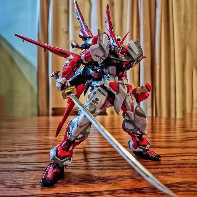 HG 1/144 Astray Red Frame Mechanische Montage Modelbouwkit Actiefiguren Desktop Decoratie Poppetje Jongens Puzzels Speelgoed Cadeaus Verzamelaar black