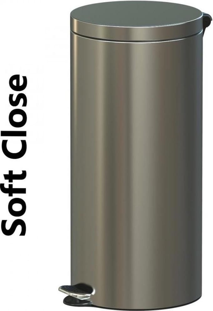 Soft Close Freedom Fresh RVS satijn 30 liter