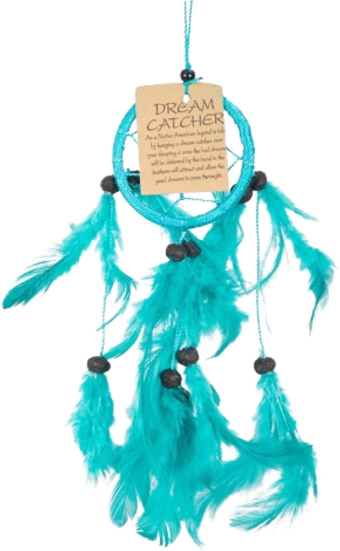 Dromenvanger ⌀ 6CM Turquoise - alleen veren