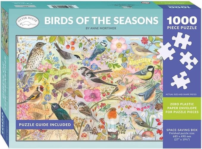 Seizoenen Puzzel - 1000 Stukjes - Ontspanning Thuis - Plasticvrije Verpakking - 68x49cm