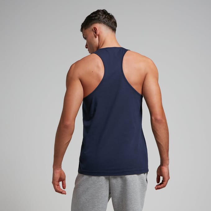 MP Rest Day hemd met halternek voor heren - Marineblauw - M
