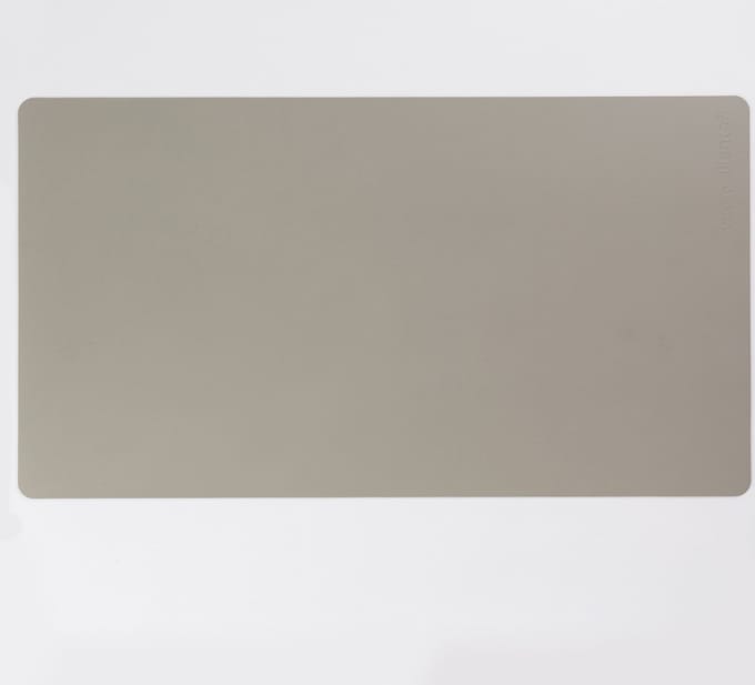Vacavaliente - Ruca Bureau-onderlegger 39 x 65 cm - Gerecycled Leer - Grijs -