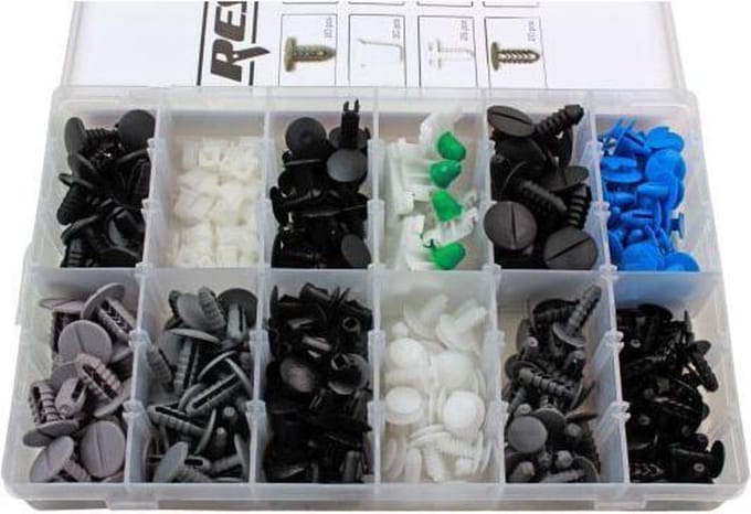 Assortiment bekleding clips voor Fiat 308-delig