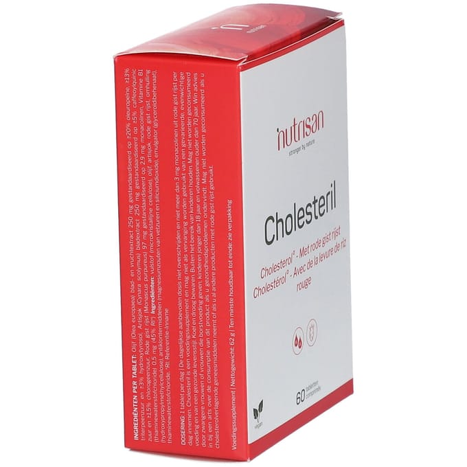 Nutrisan Cholesteril - Rode Gist Rijst 60 Gecomprimeerde tabletten