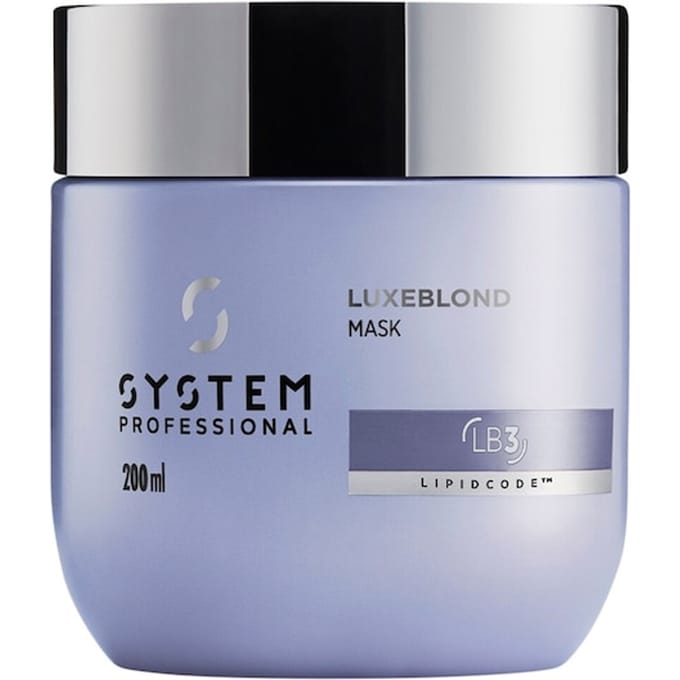 System Professional Lipid Code Luxeblond Masker Haarbehandeling voor droog haar Dames 200 ml